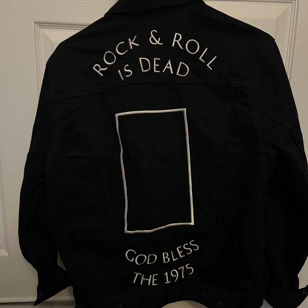 STILL FOR SALE ! VERY RARE ! THE 1975 “ROCK & ROLL IS DEAD” DENIM JACKET SIZE S